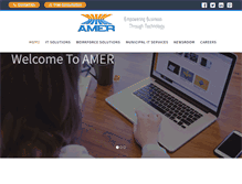 Tablet Screenshot of amersolutions.com